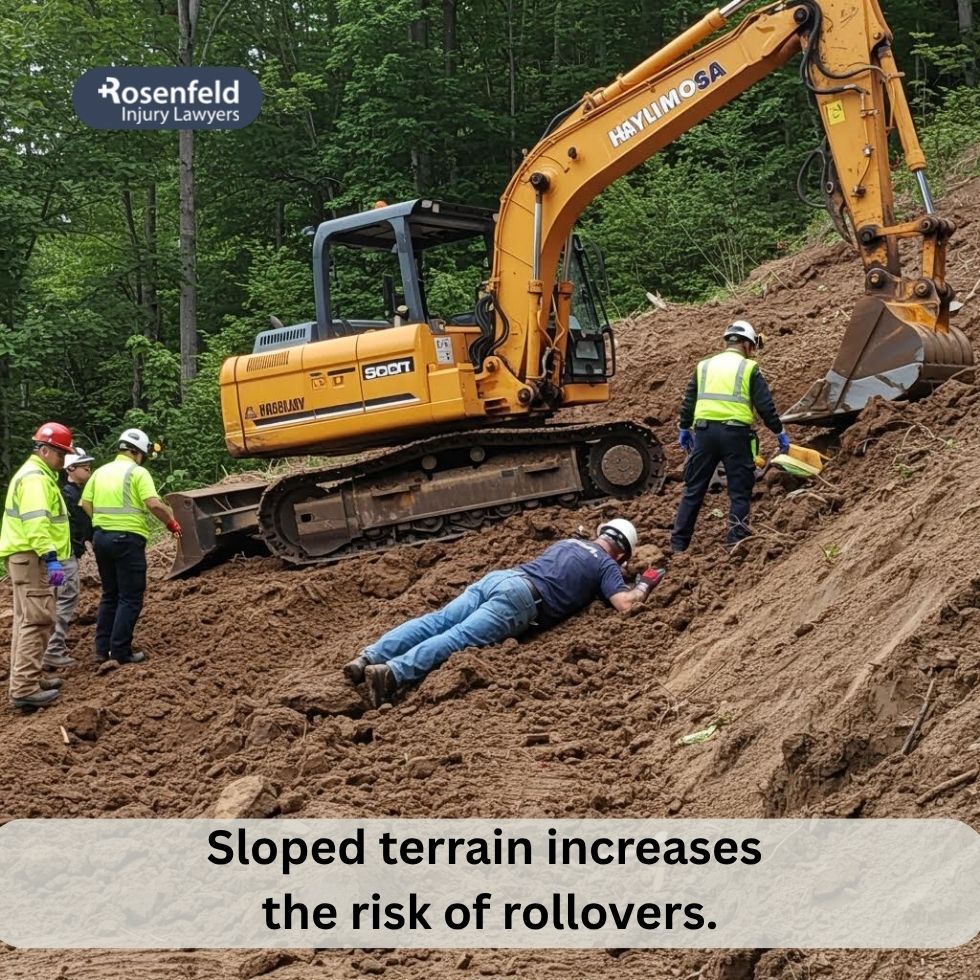 An attorney for accidents involving a backhoe's load.