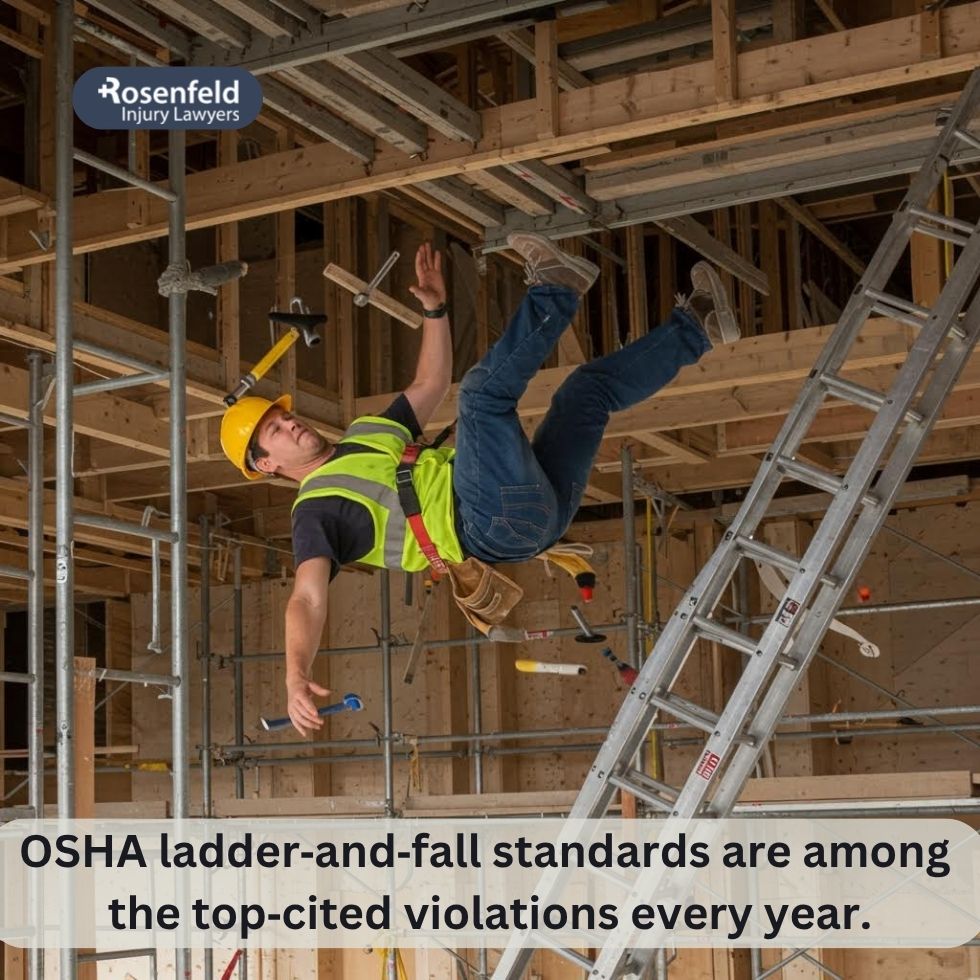 Attorney for construction workers involved in ladder accidents.