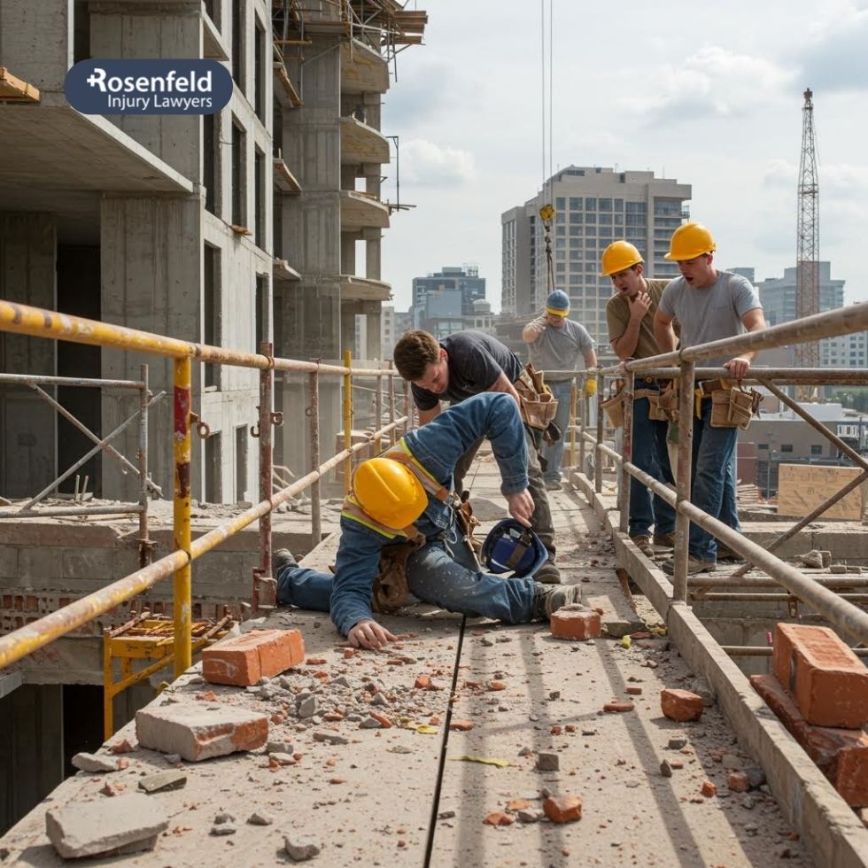 Chicago lawyer for construction accidents involving falling debris.