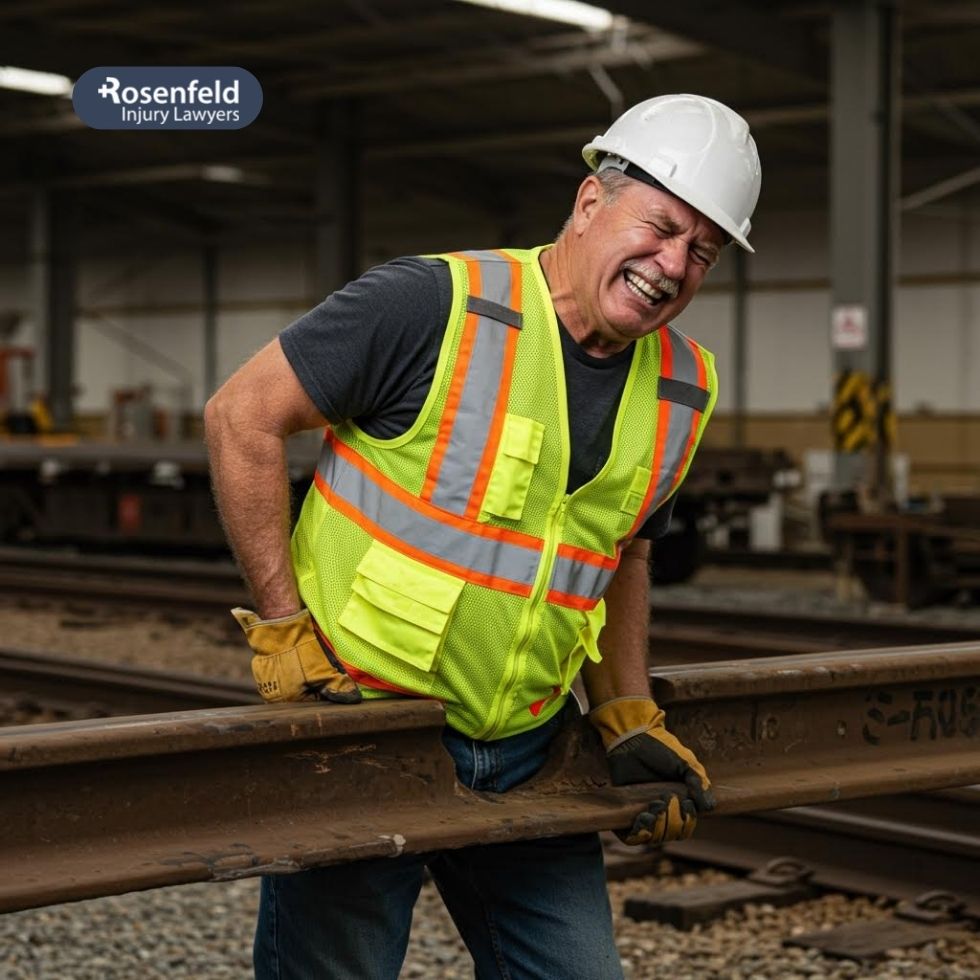 Compensation for lifting injuries sustained by railroad workers in Illinois