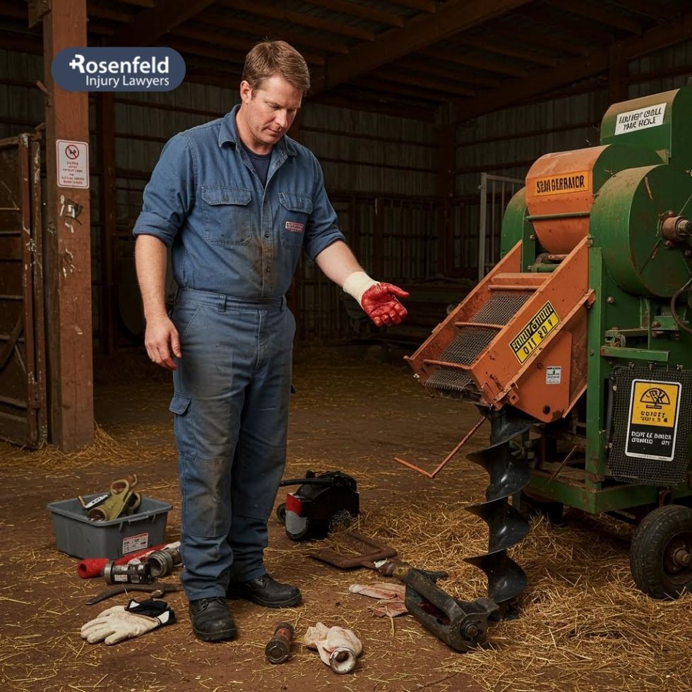 A lawyer for when farm machinery has injured someone.