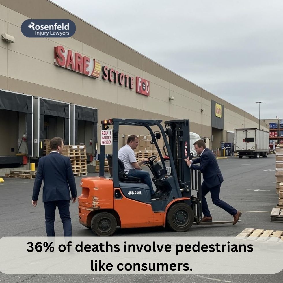 Attorney for customer injuries from falling loads, not workers compensation.