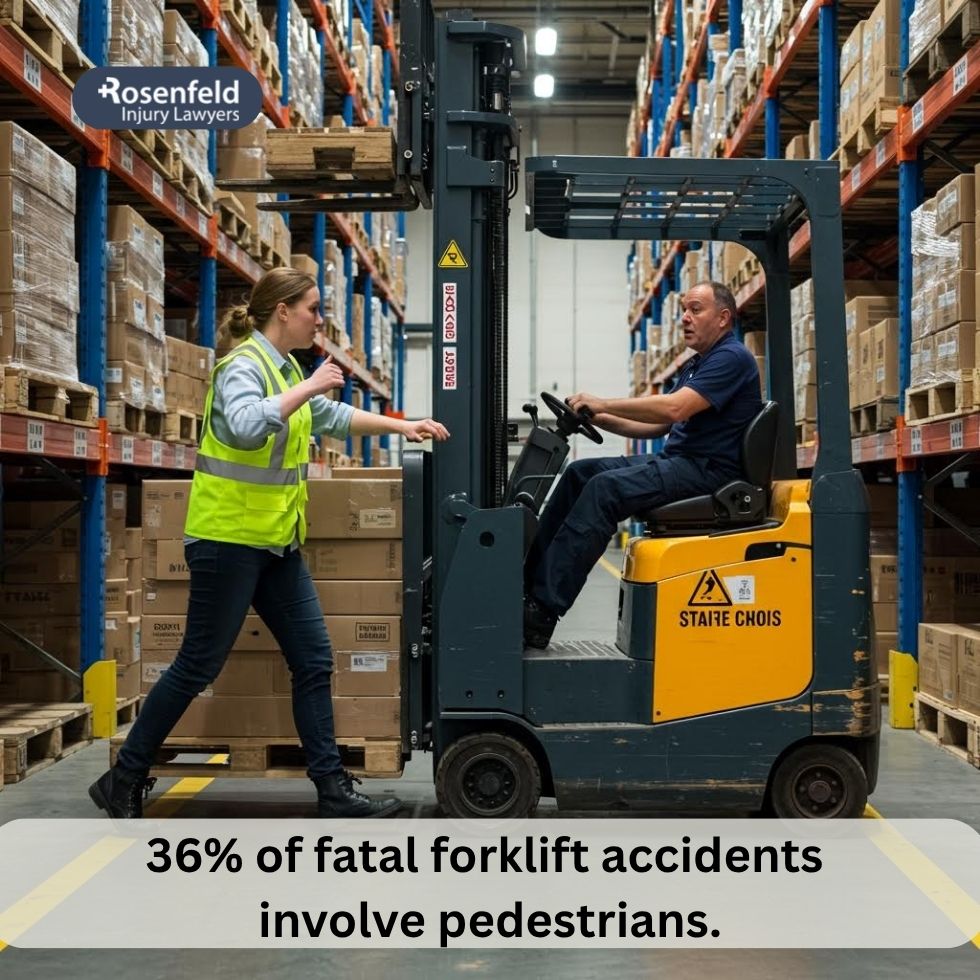 Lawyer on forklift related deaths from pedestrian collisions.