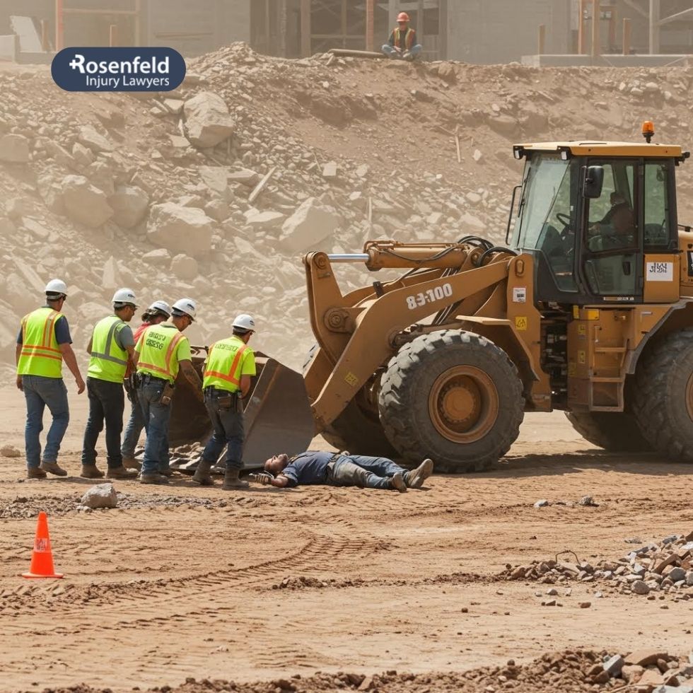 Illinois lawyer for a front-end loader accident.