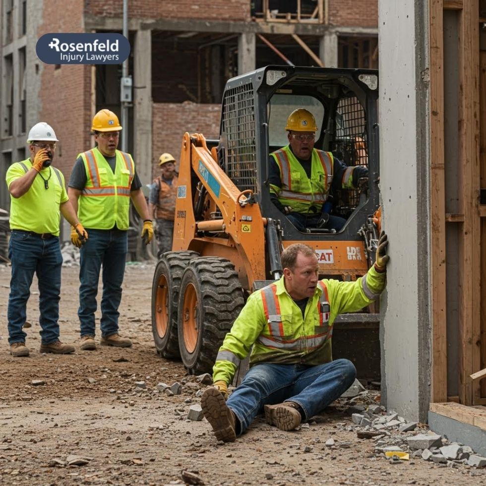 Illinois lawyer accidents involving skid steer loaders when performing maintenance