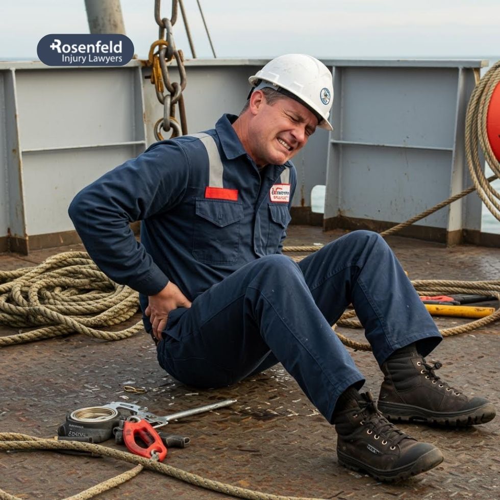 A lawyer for a Jones Act injury on a vessel.