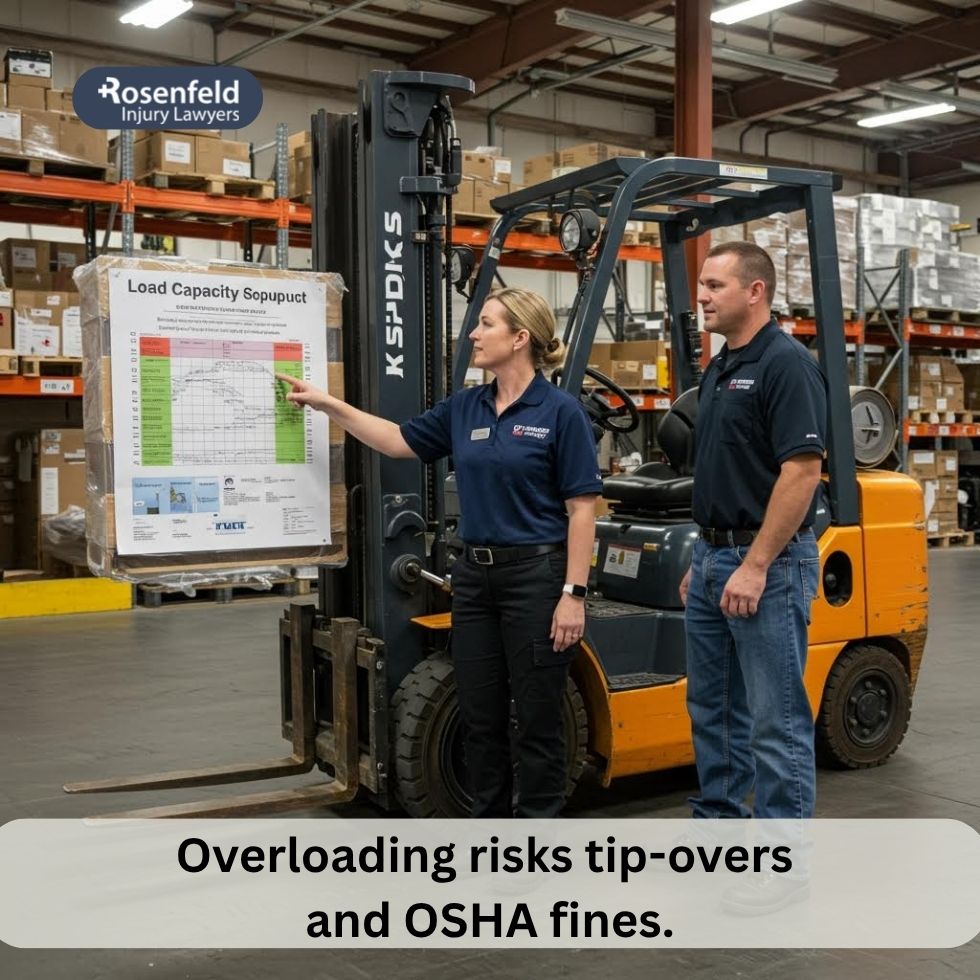 Attorney on field capacity for a new forklift shape.