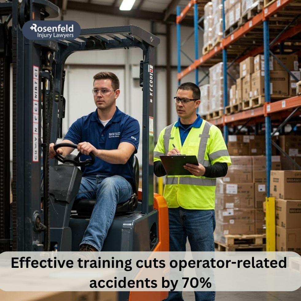 OSHA Education Center recommends forklift safety training