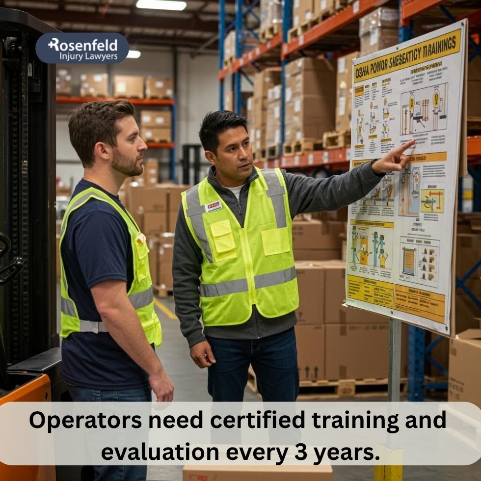 OSHA forklift operator standards