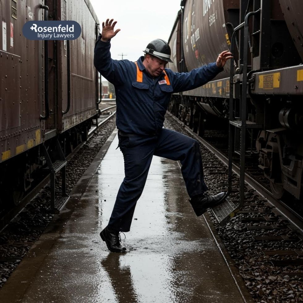 Injured worker consulting an attorney after an accident due to inadequate lighting