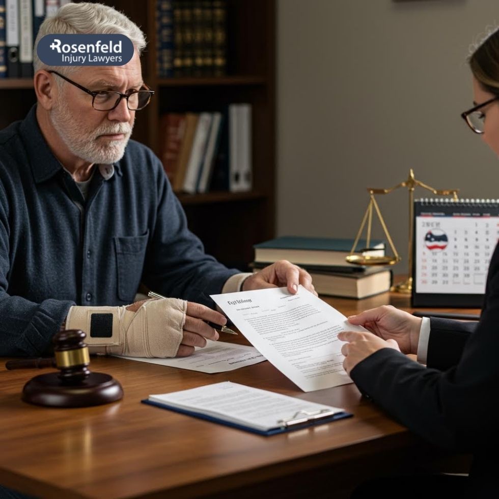 Illinois attorney filing a claim on behalf of injured worker