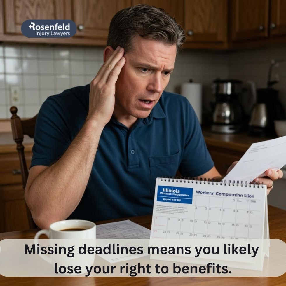 Representative discussing a workers' compensation claim