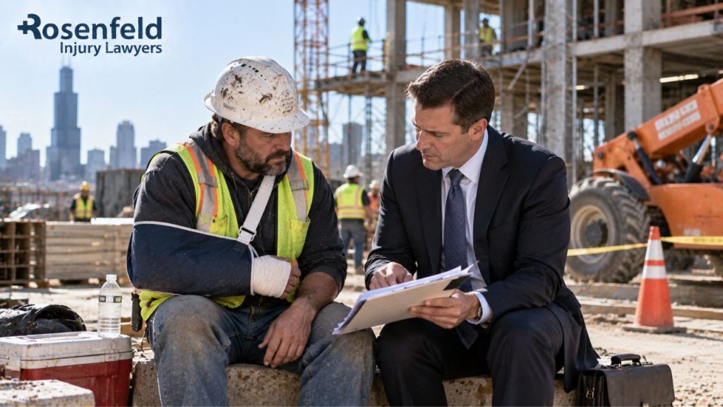 average construction accident settlement in illinois