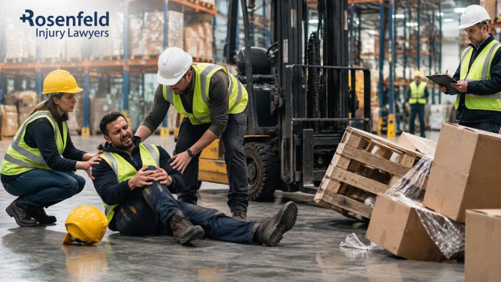 can i sue for a forklift accident at work in illinois