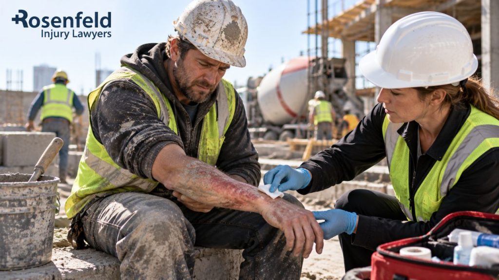cement burns from wet concrete why symptoms worsen