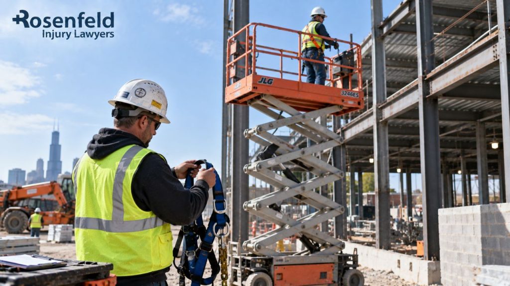 do you need a harness on a scissor lift osha explains