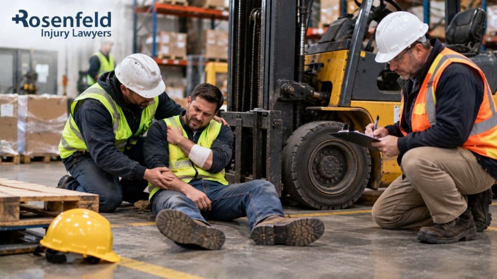 was the forklift accident your fault