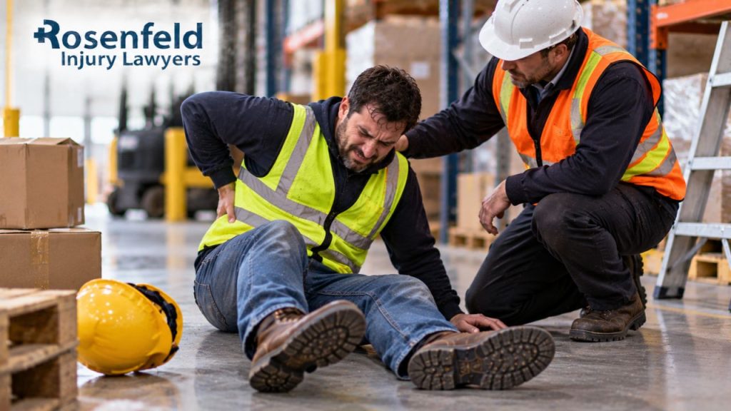 slip and fall at work workers' comp what illinois requires