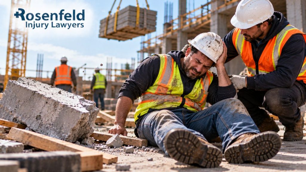 struck by falling object at work illinois liability guide